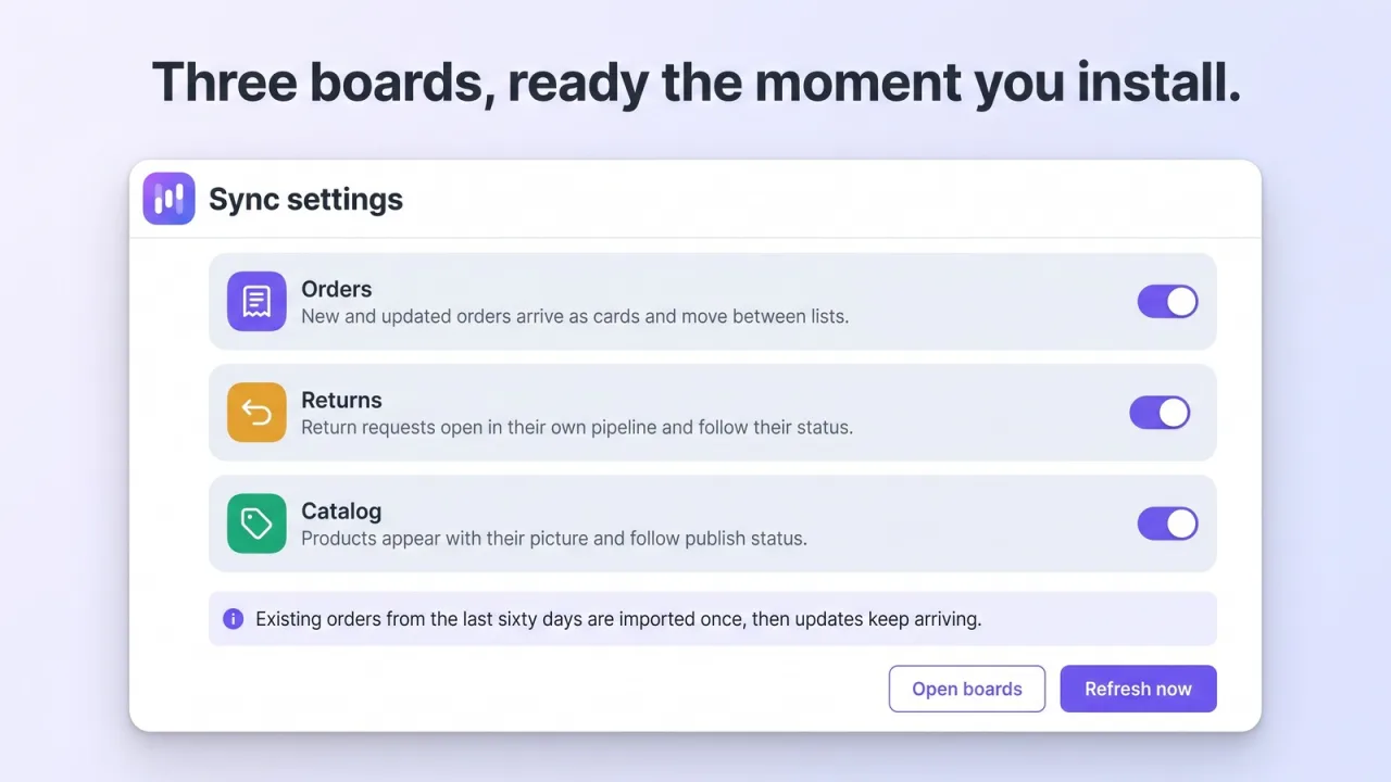 Decknote — Orders on Kanban Boards screenshot 6
