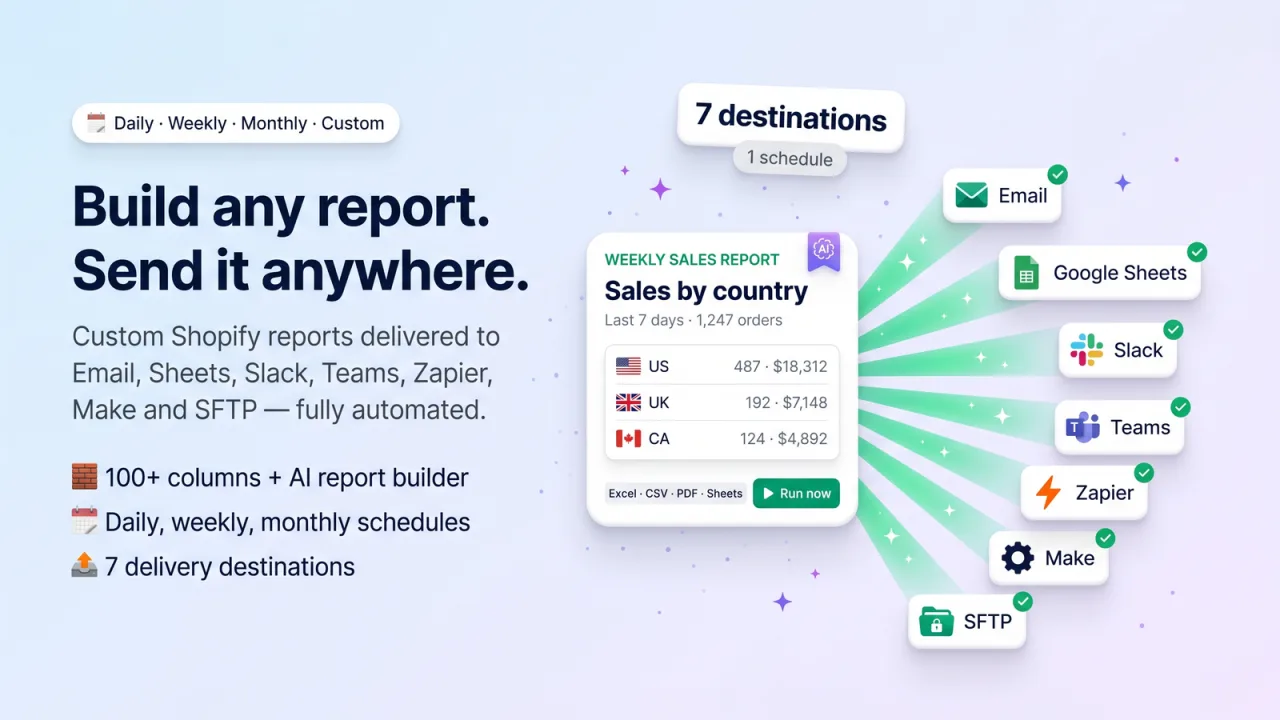Easy Reports & Data Export screenshot 1