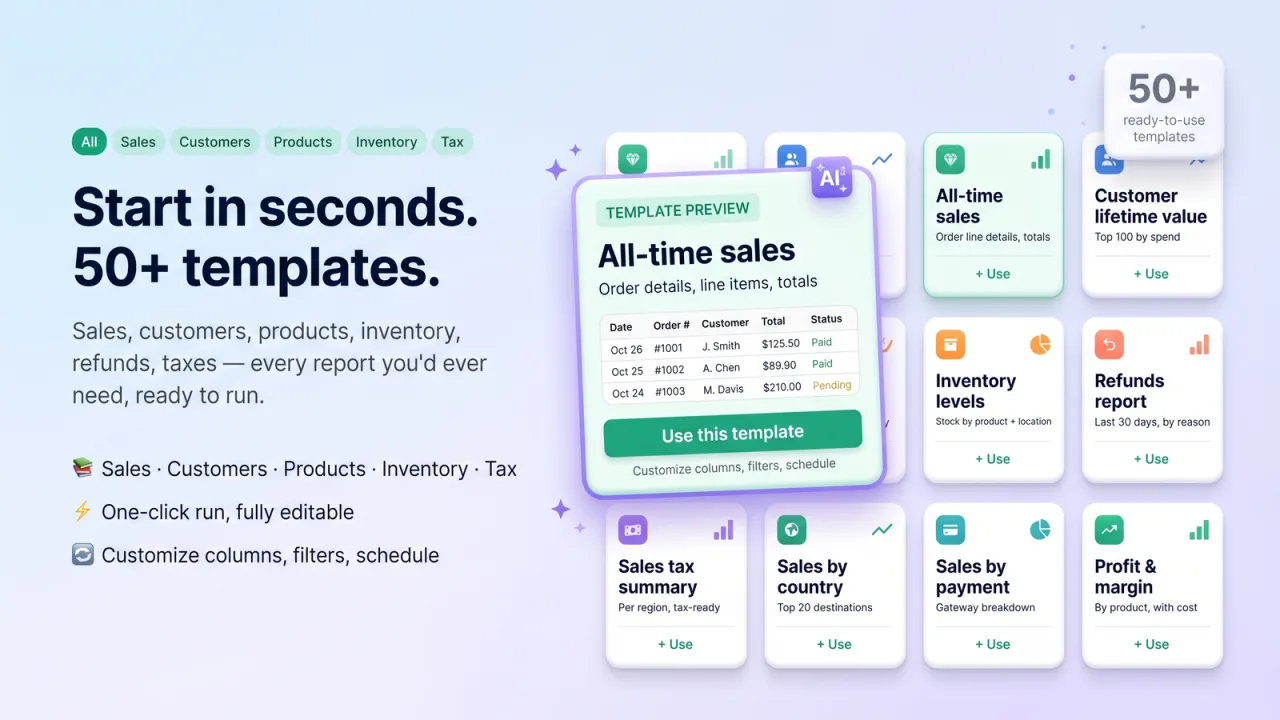 Easy Reports & Data Export screenshot 2