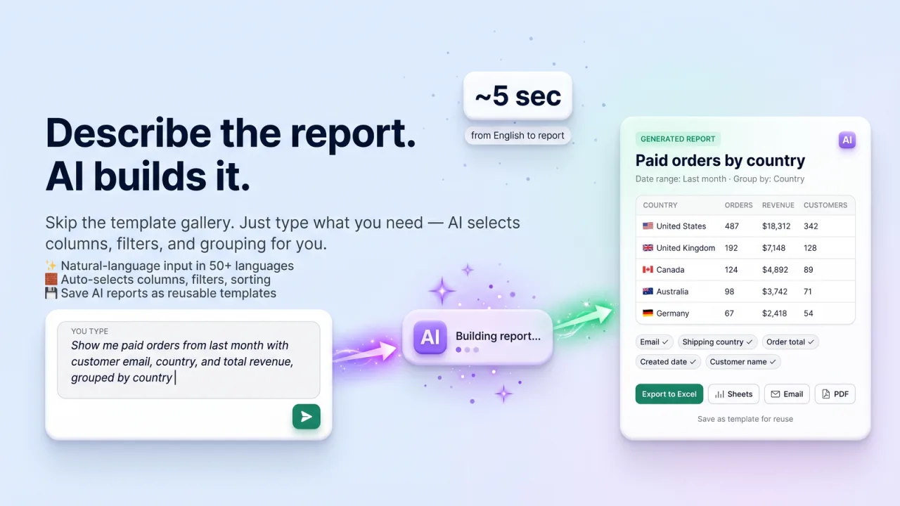 Easy Reports & Data Export screenshot 3