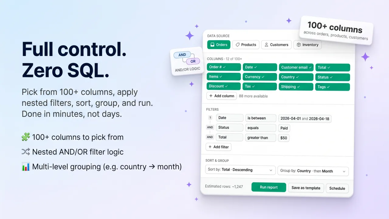 Easy Reports & Data Export screenshot 4
