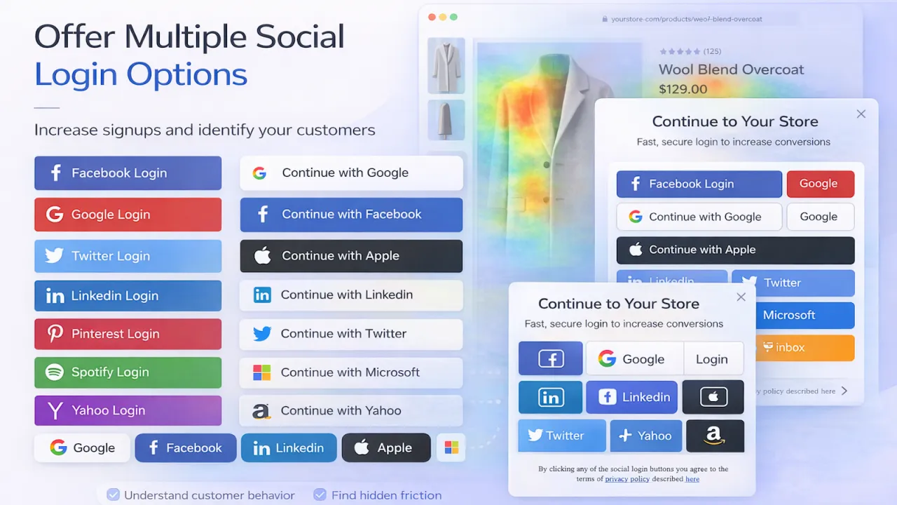 DevCloud Social Login screenshot 1