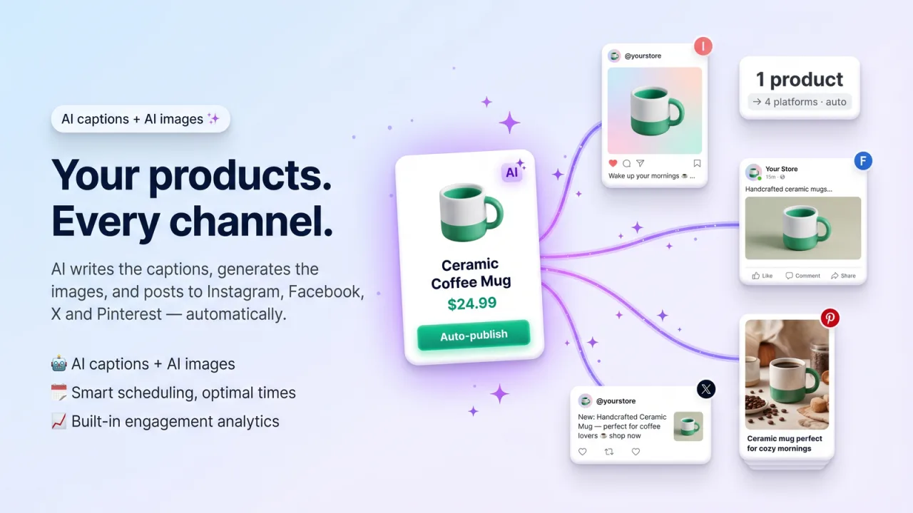 AI Social Publisher screenshot 1