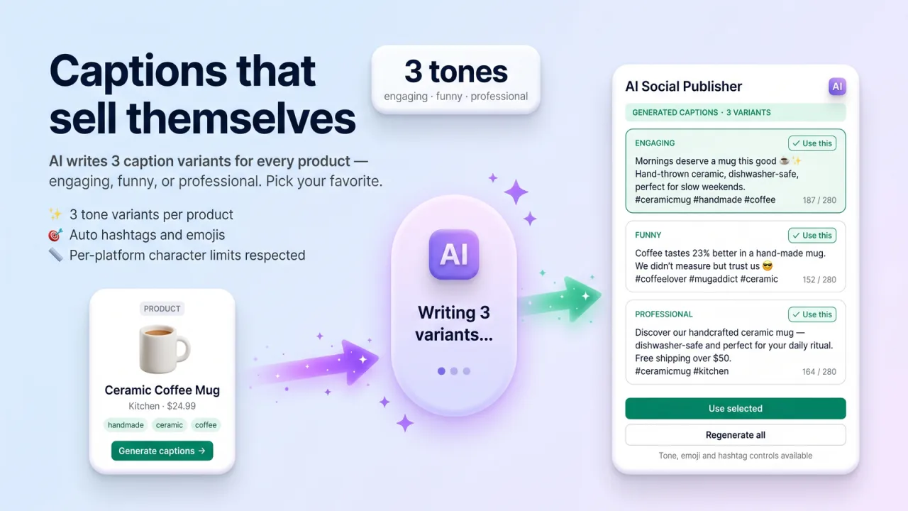 AI Social Publisher screenshot 2