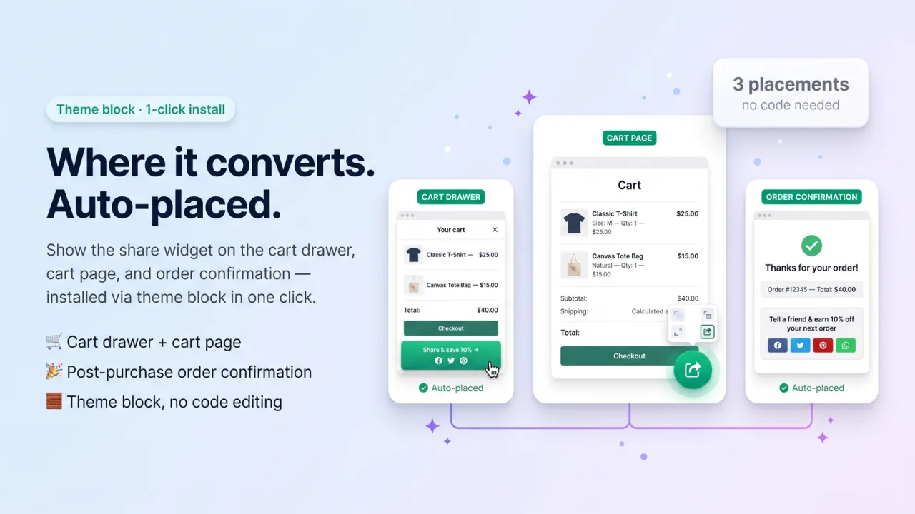 Social Share Cart screenshot 6